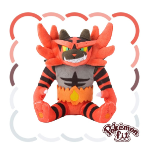 Officiële Pokemon center Pokemon fit knuffel Incineroar 15cm 